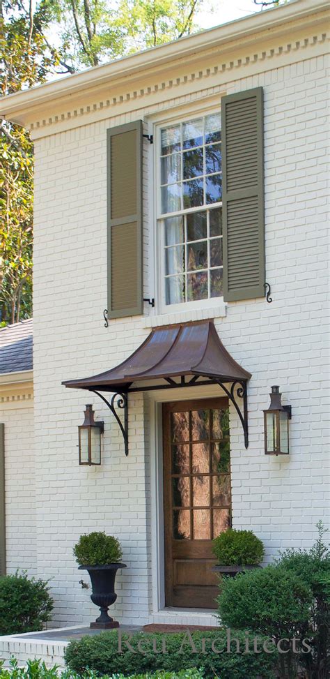 front of house metal awning|small front porch awning ideas.